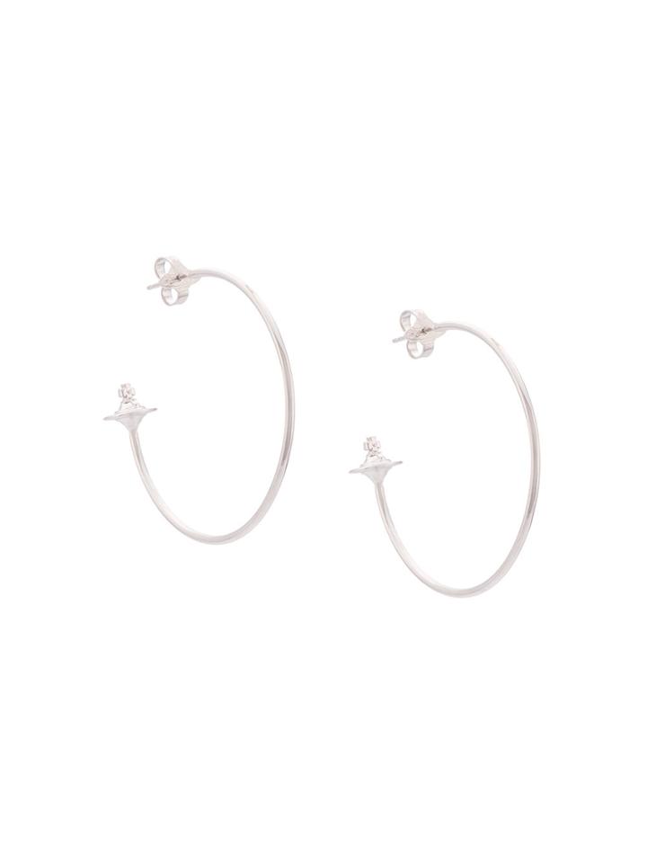 Vivienne Westwood Rosemary Round Earrings - Grey