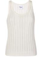 Michel Klein Sleeveless Knit Top - White