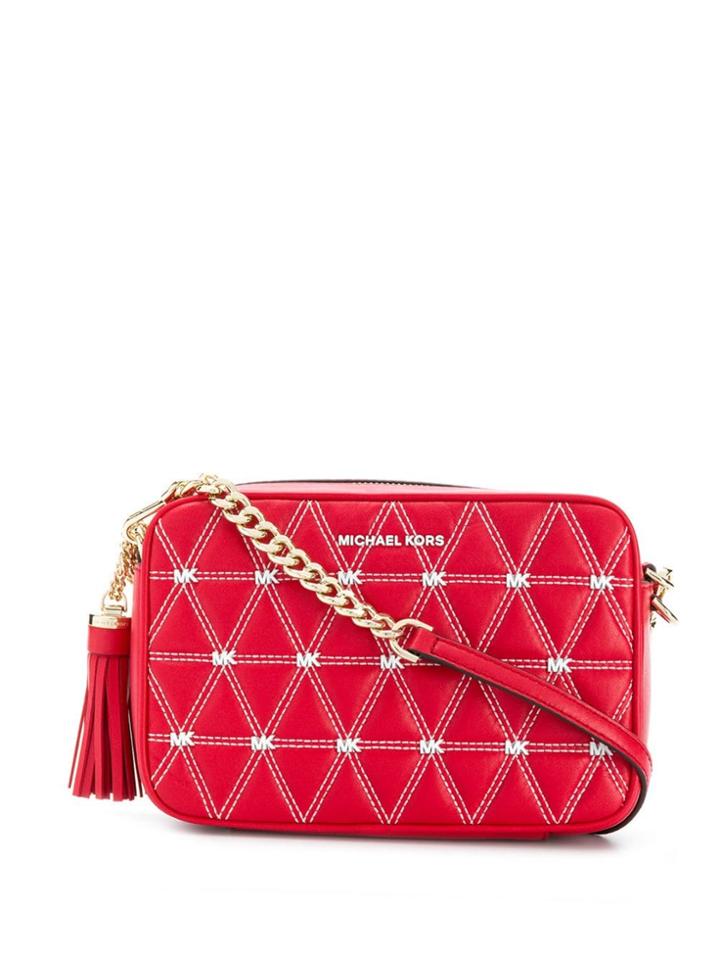 Michael Michael Kors Ginny Shoulder Bag - Red