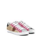 Philippe Model Kids Teen Glitter Sneakers - Pink