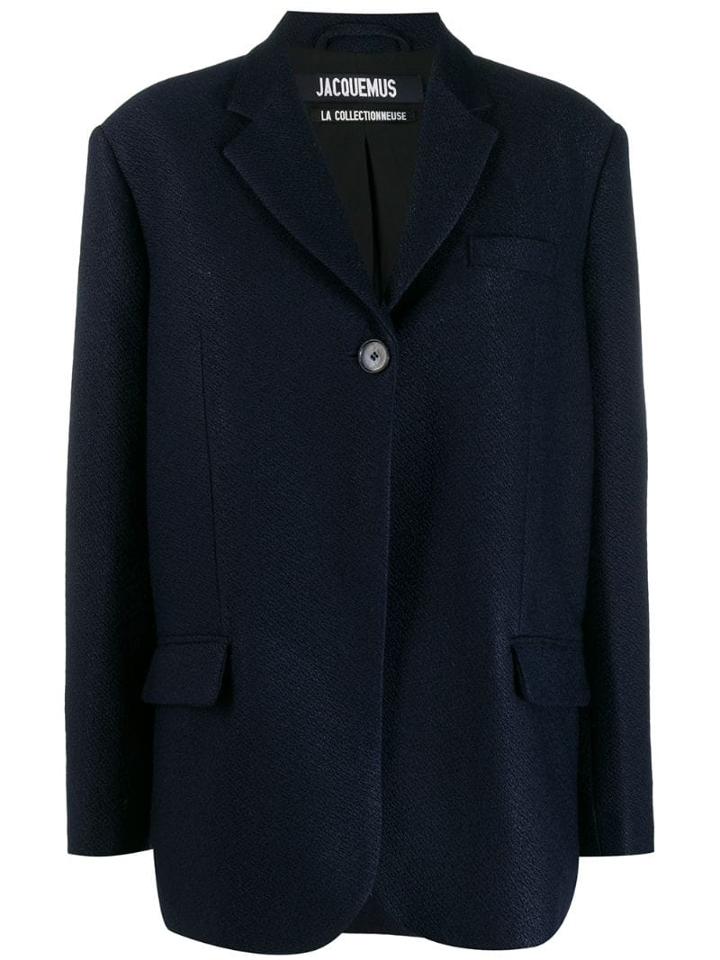 Jacquemus Classic Tailored Blazer - Blue