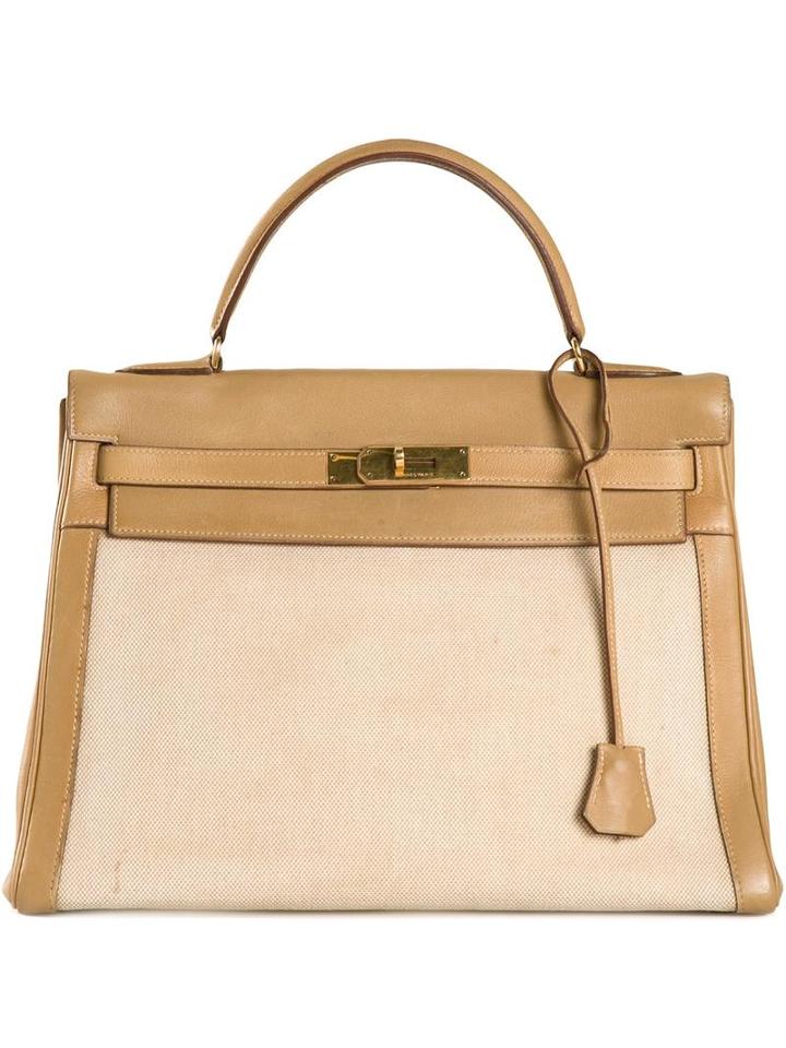 Hermès Vintage '32 Kelly' Tote, Women's, Nude/neutrals