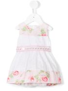 Monnalisa - Rose Polka Dot Dress - Kids - Cotton/polyamide - 12 Mth, White