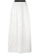 Blugirl - Broderie Anglaise Maxi Skirt - Women - Cotton/polyester - 38, White, Cotton/polyester