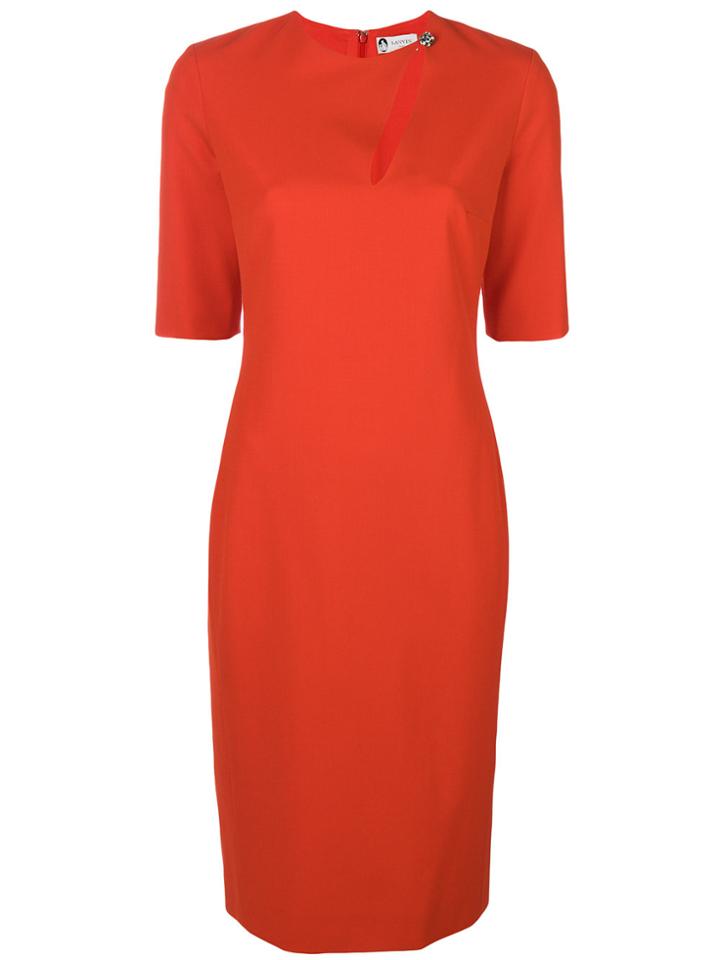 Lanvin Gitane Cady Dress - Red