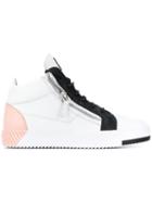 Giuseppe Zanotti Lace-up High Top Sneakers - White