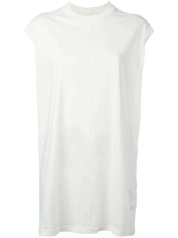 Rick Owens Drkshdw Audrey Tunic, Women's, Size: Xs, White, Cotton