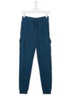 Sun 68 Kids Utility Track Trousers - Blue