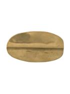 Marni Hammered Oval Brooch - Gold