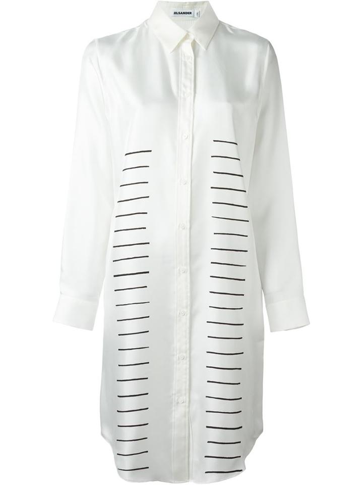 Jil Sander Front Print Shirt Dress
