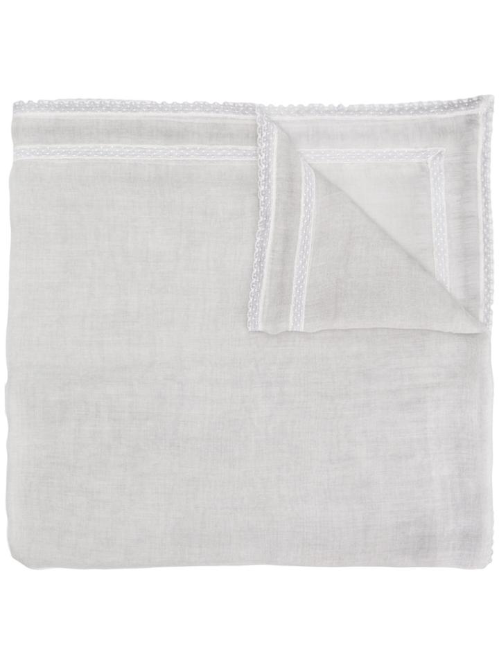 Faliero Sarti Classic Woven Scarf - Grey