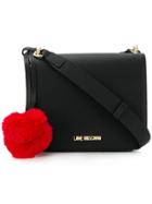 Love Moschino Fluffy Heart Crossbody Bag - Black