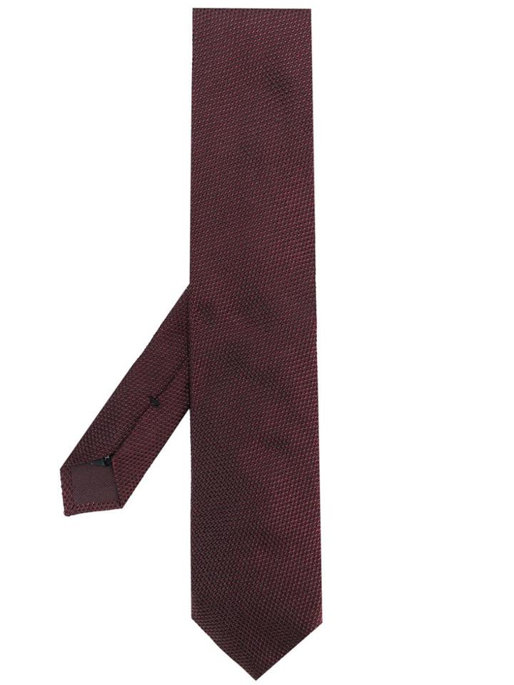 Tom Ford Jacquard Tie - Red