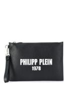 Philipp Plein Textured Clutch Bag - Black