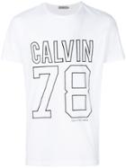 Calvin Klein Jeans Logo Embroidered T-shirt - White