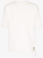 Prévu Drawstring Hem T-shirt - White