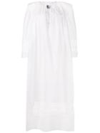 Jacquemus - Lace-detail Maxi Dress - Women - Cotton/polyester - 36, White, Cotton/polyester