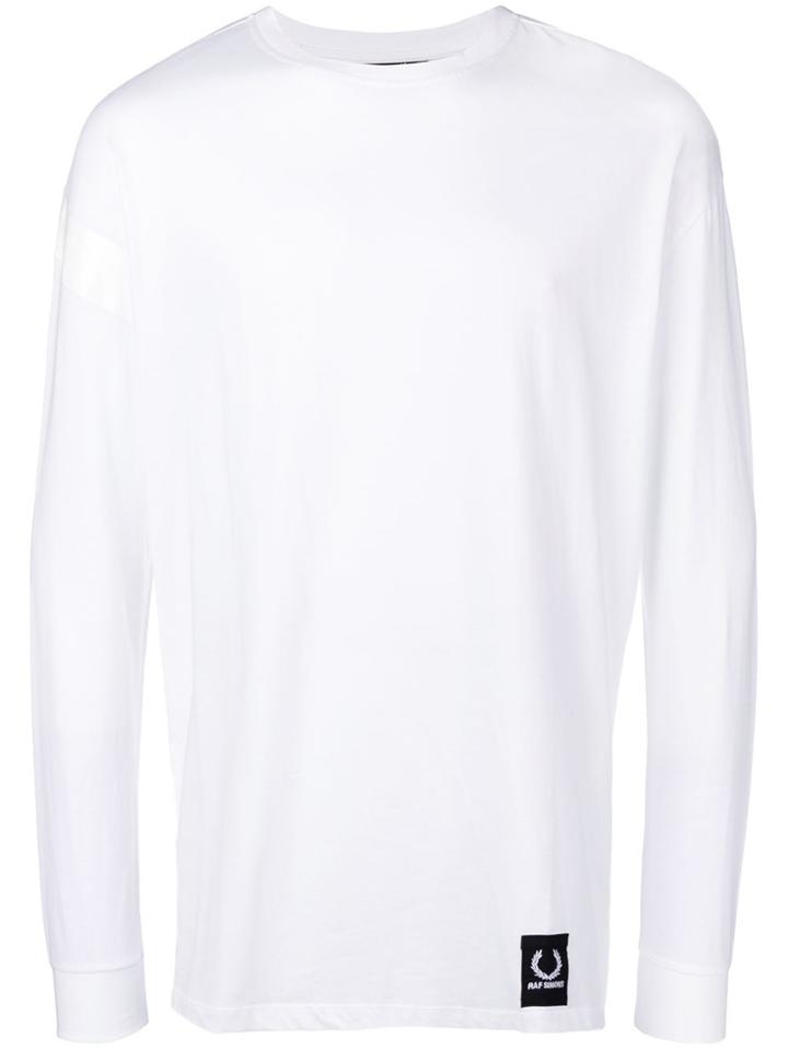 Raf Simons X Fred Perry Taped Sweatshirt - White