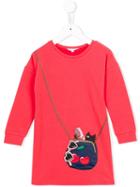 Little Marc Jacobs Graphic Print Dress, Girl's, Size: 12 Yrs, Yellow/orange