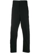 Forme D'expression Plain Straight Trousers - Black