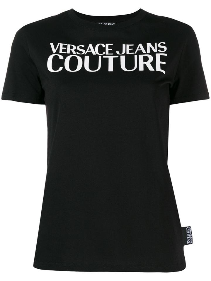Versace Jeans Couture Logo Print T-shirt - Black
