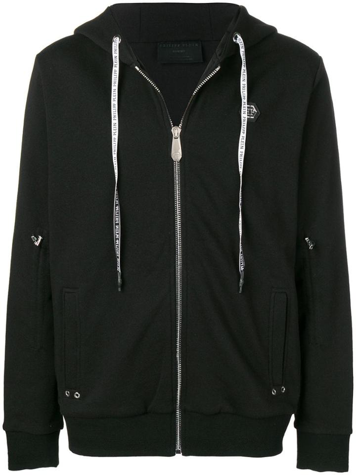 Philipp Plein Crystal Skull Hoodie - Black