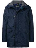 Ps By Paul Smith Off-centre Button Coat - Blue