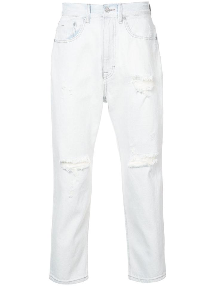 Stampd Cortez Straight Jeans - White