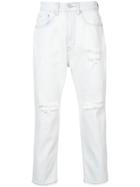 Stampd Cortez Straight Jeans - White