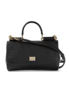 Dolce & Gabbana Small 'miss Sicily' Shoulder Bag - Black