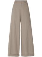 Humanoid - Barb Based Trousers - Women - Cotton - L, Nude/neutrals, Cotton