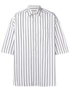 Ami Alexandre Mattiussi Short Sleeve Oversized Shirt - White