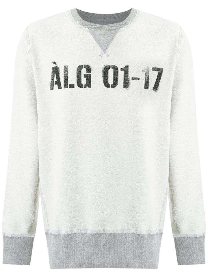 À La Garçonne Printed Sweatshirt - Grey