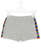 Little Marc Jacobs Sequinned Sides Smart Shorts - Grey