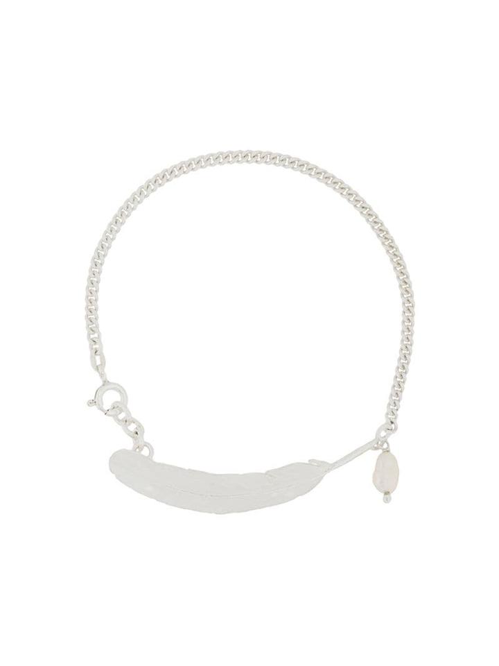 Wouters & Hendrix My Favourite Feather And Freshwater Pearl Bracelet -