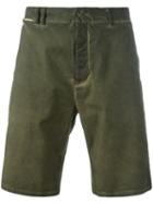 Al Duca D'aosta 1902 Chino Shorts, Men's, Size: 48, Green, Cotton/spandex/elastane