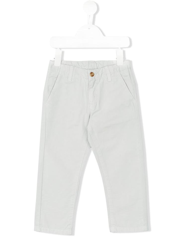 Knot - James Twill Chinos - Kids - Cotton - 4 Yrs, Grey