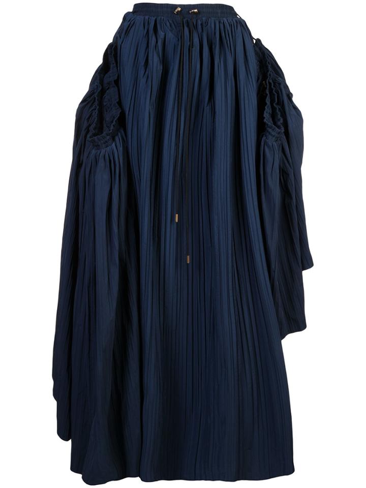 Y / Project Long Triple Skirt - Blue