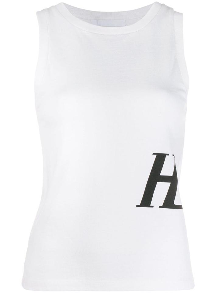 Helmut Lang Monogram Tank - White