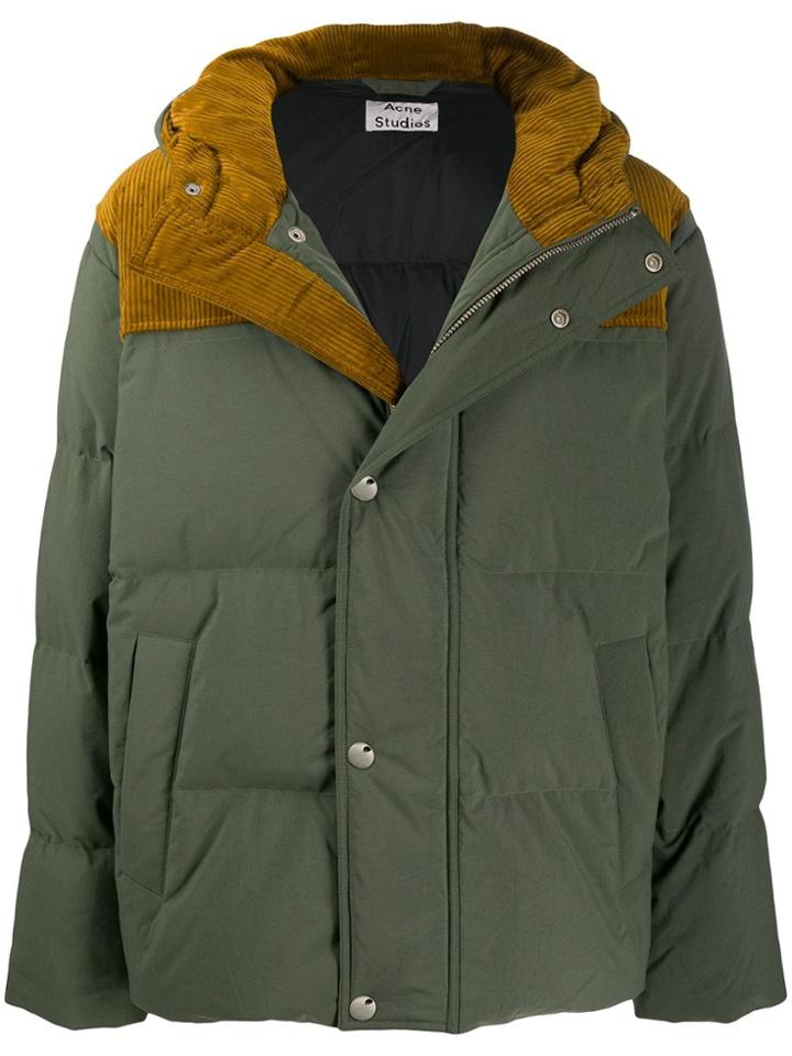 Acne Studios Hooded Blouson - Green