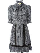 Fay Paisley Print Ruffled Dress