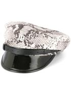 Misbhv Python Printed Hat - White