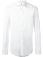 Ermanno Scervino Classic Shirt, Men's, Size: 46, White, Cotton/spandex/elastane