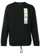 Emporio Armani Oversized Boarding Pass Sweatshirt - Black