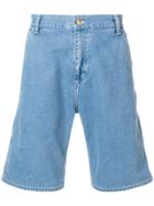 Carhartt Side Tab Denim Shorts - Blue