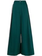 Bodice Farfetch Exclusive Side-pleated Trousers - Green