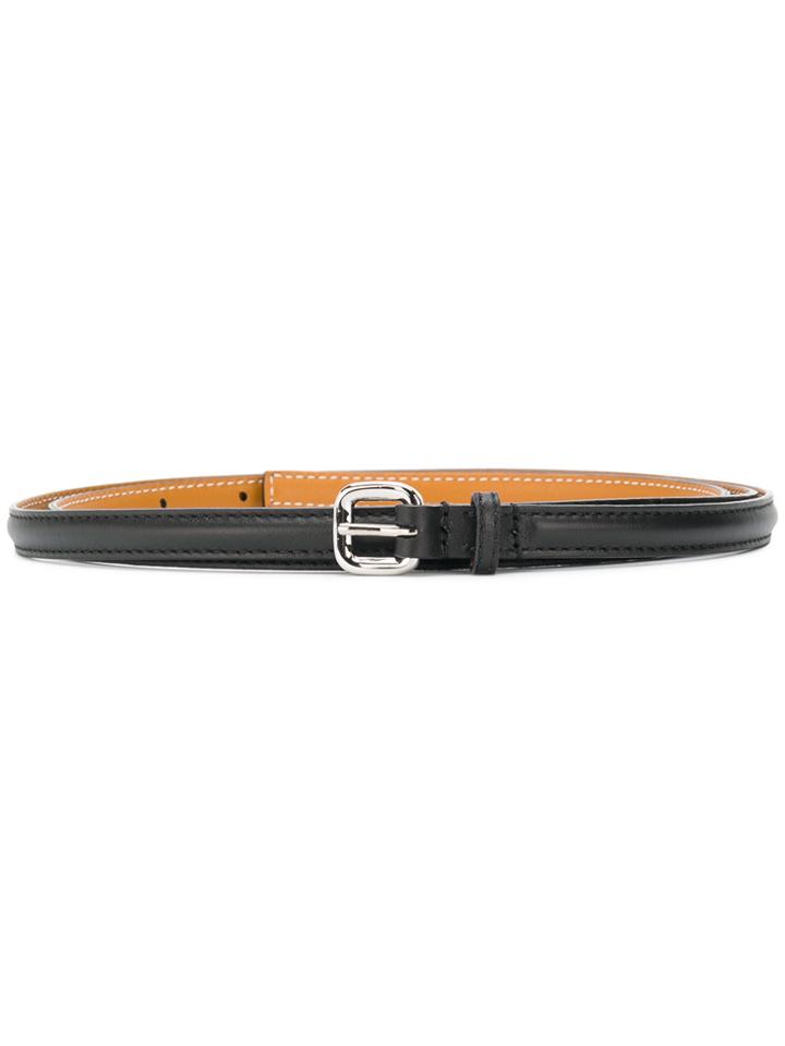 Ermanno Scervino Thin Belt - Black