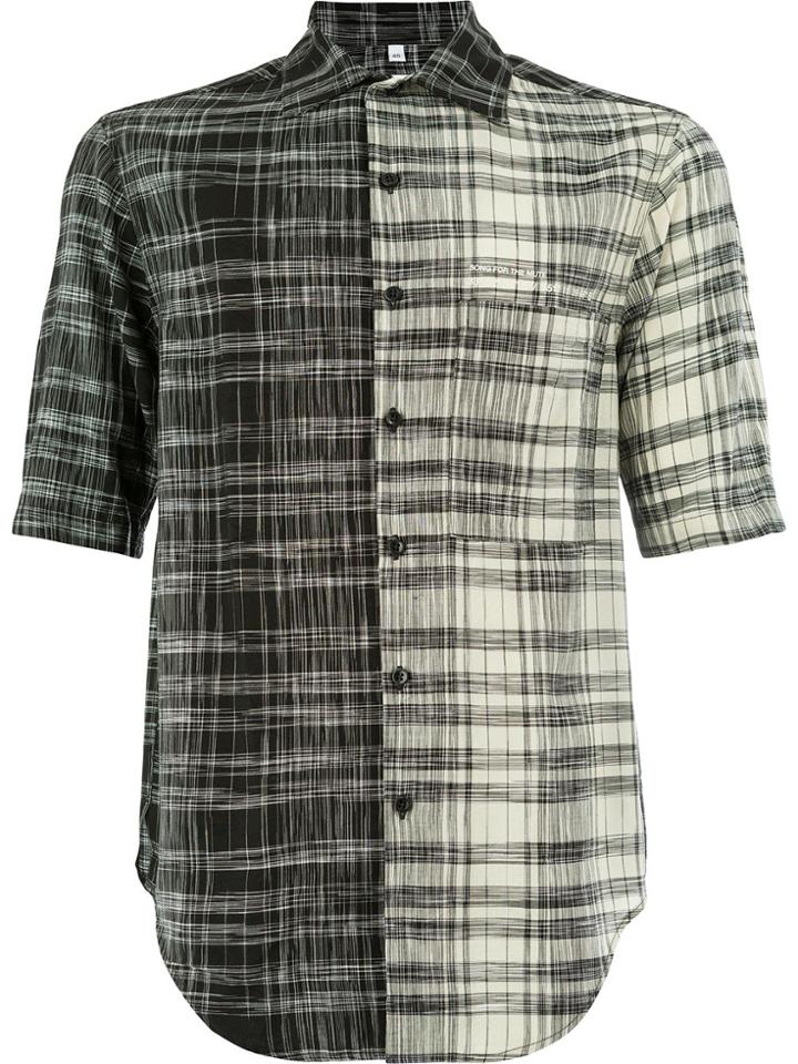 Song For The Mute Printed Button Shirt - Black