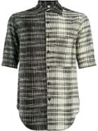 Song For The Mute Printed Button Shirt - Black
