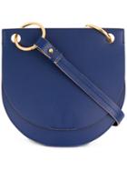 Marni Woven Strap Detail Shoulder Bag - Blue